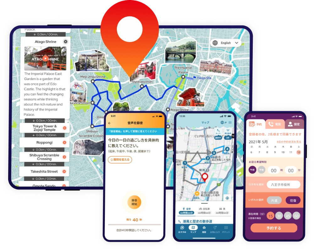 スマホアプリやタブレットアプリ